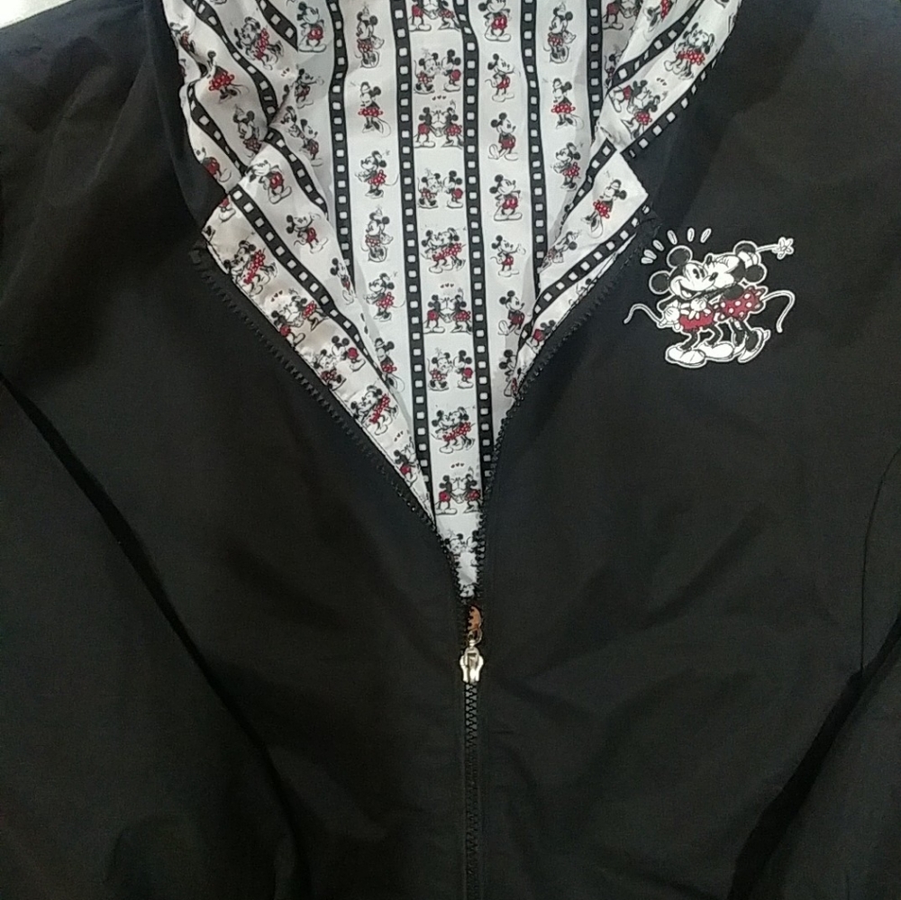 Disney Mickey & Minnie Mouse Black Jacket Coat 3X